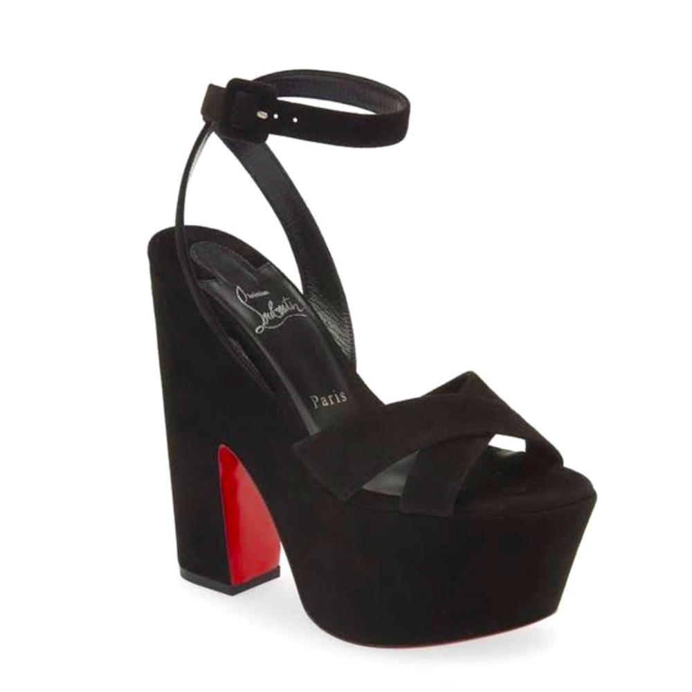 New Christian Louboutin Black Superyaz